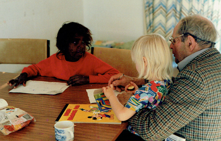 Drawing class Hermannsburg - 1987